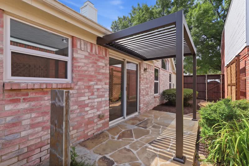 Concept: motorized louvers on this patio